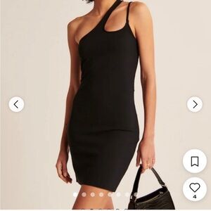 Brand new Abercrombie Asymmetrical One Shoulder Strap Ponte Mini Dress 
Medium